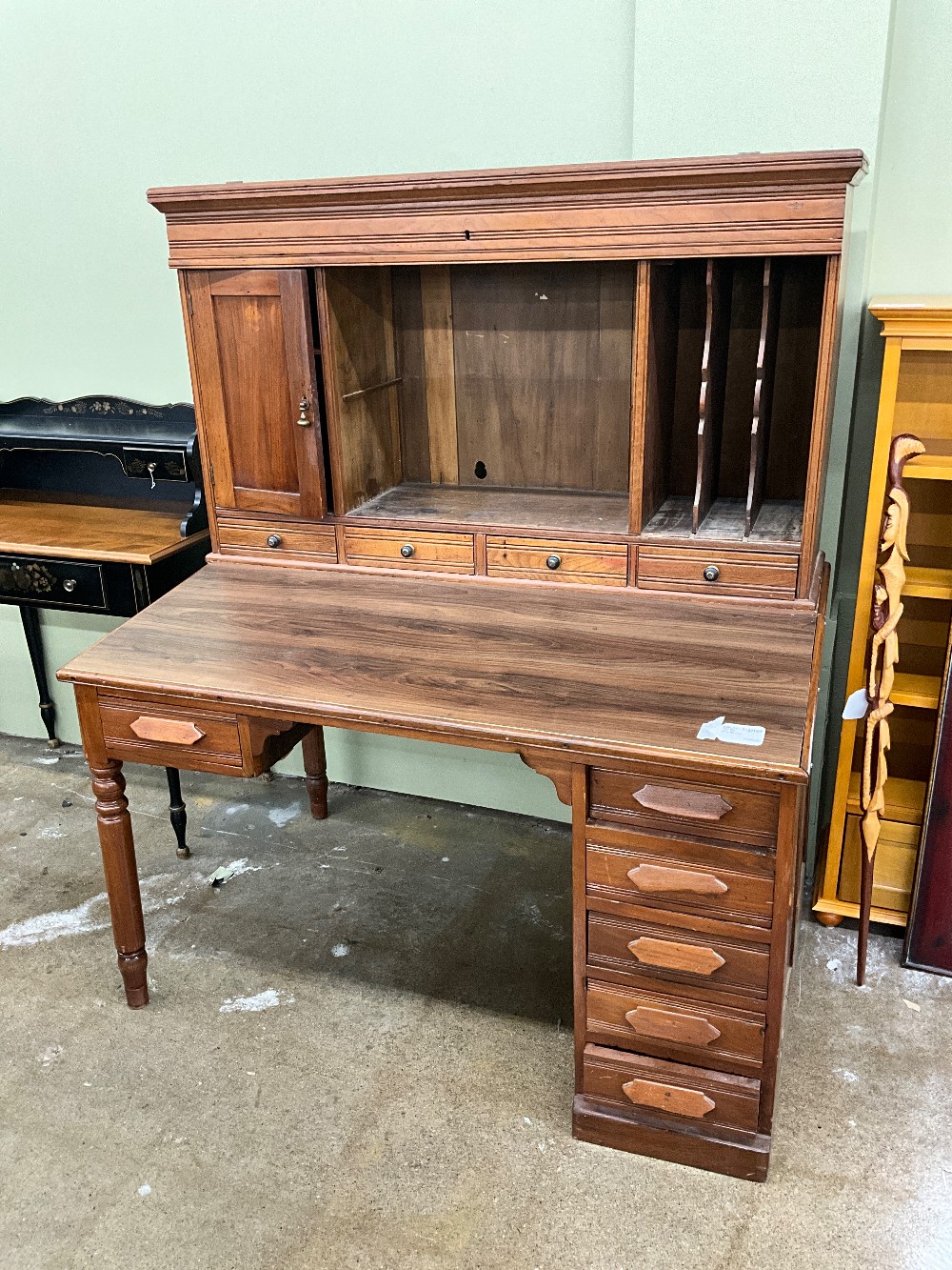 Wood 2Pc Desk