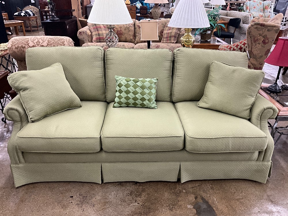 Lombards Green Sofa