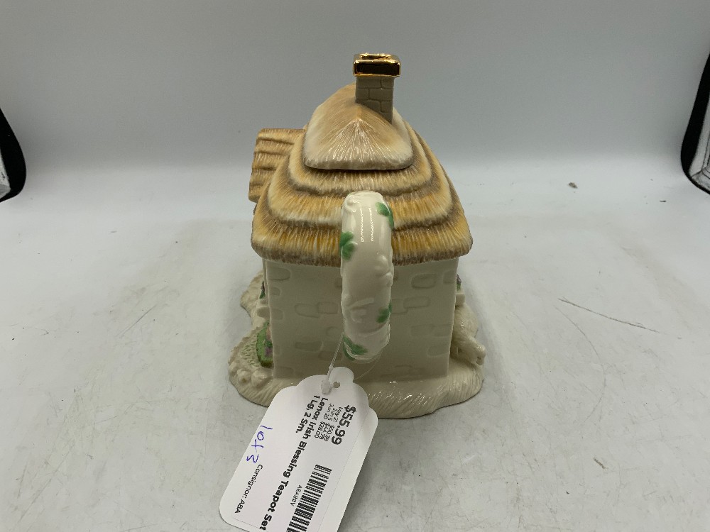 Lenox Irish Blessing Teapot Set 1 Lg, 2 Sm.