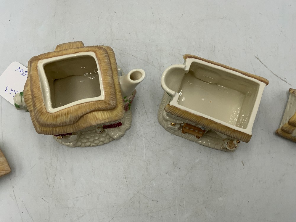 Lenox Irish Blessing Teapot Set 1 Lg, 2 Sm.