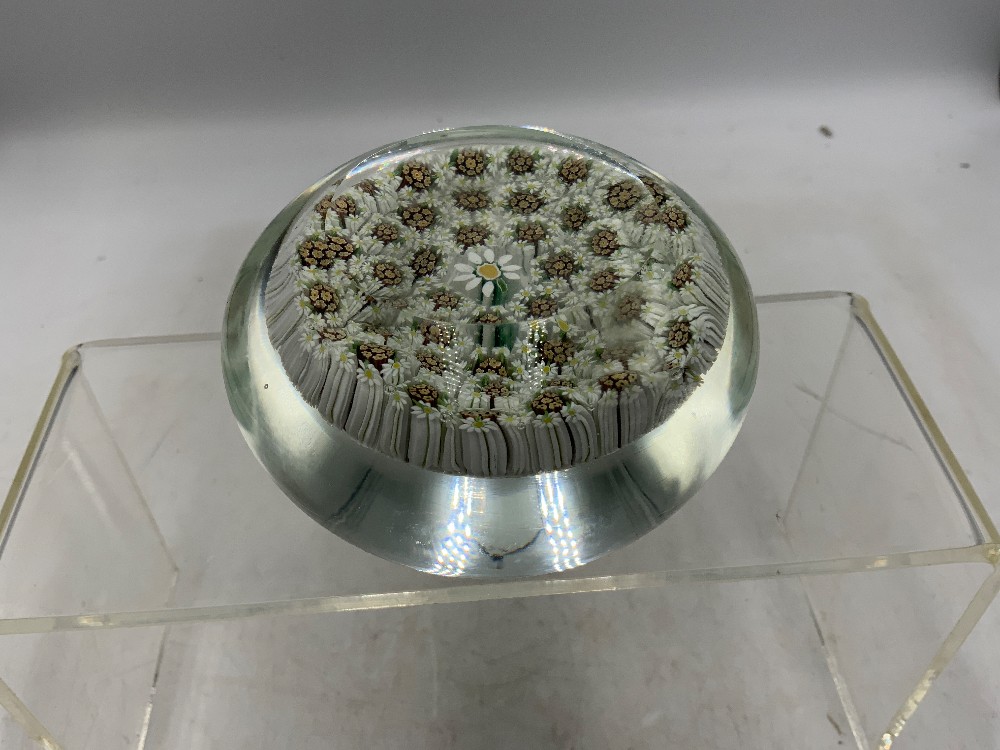 Vtg Murano Millefiori Paperweight