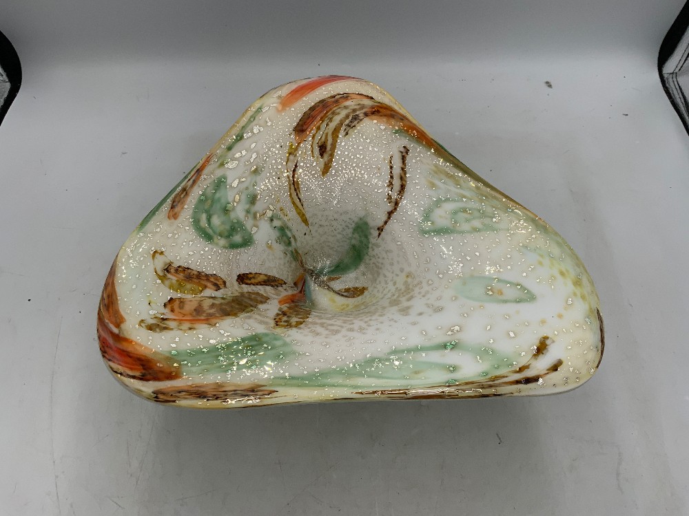 Murano Tutti Frutti Blown Glass Bowl