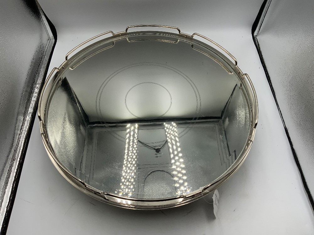 Front Gate Mirrored Lazy Susan