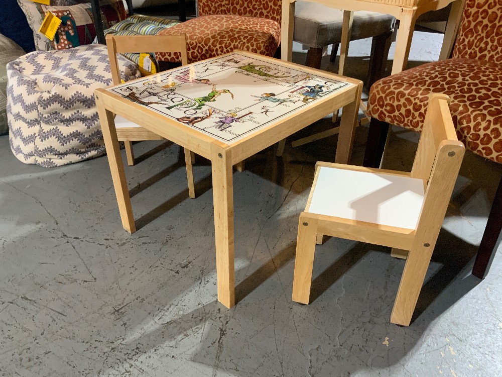 Kids Table + Chair Set