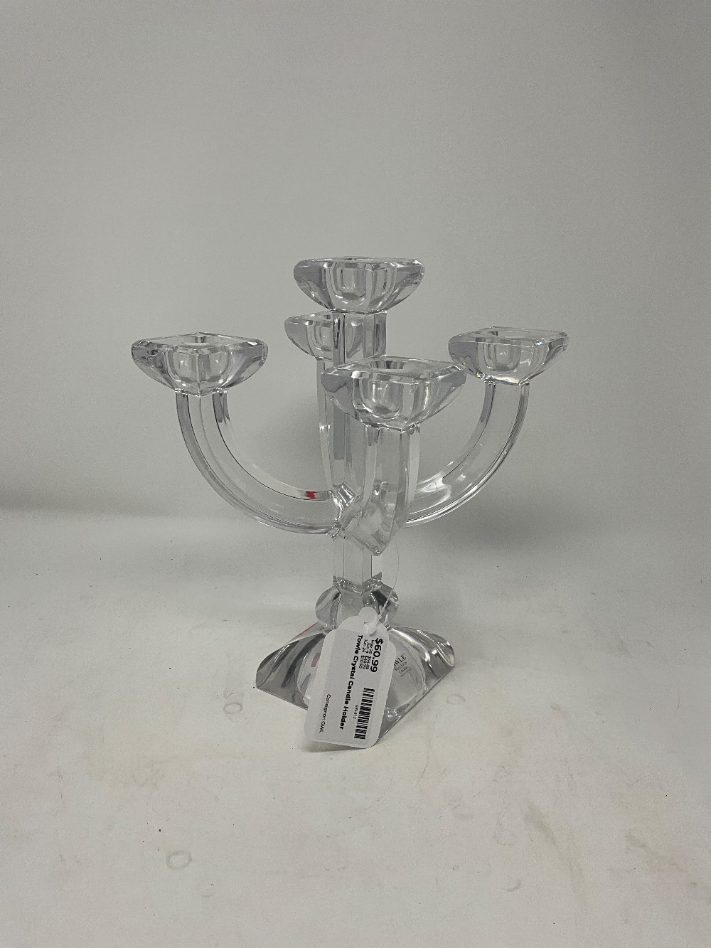Towle Crystal Candle Holder