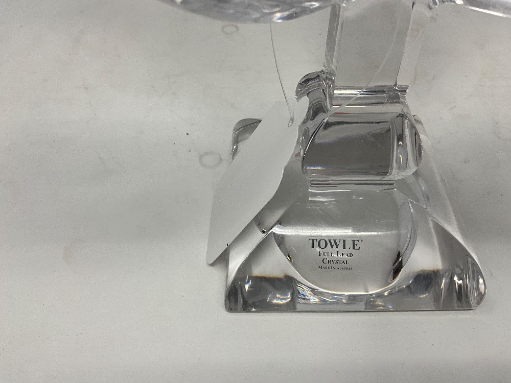 Towle Crystal Candle Holder