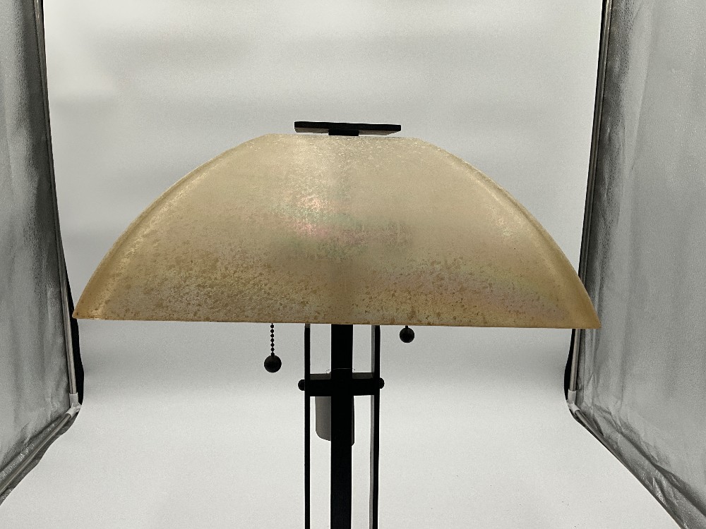 Lamps Plus Brown Lamp with Iridescent Shade