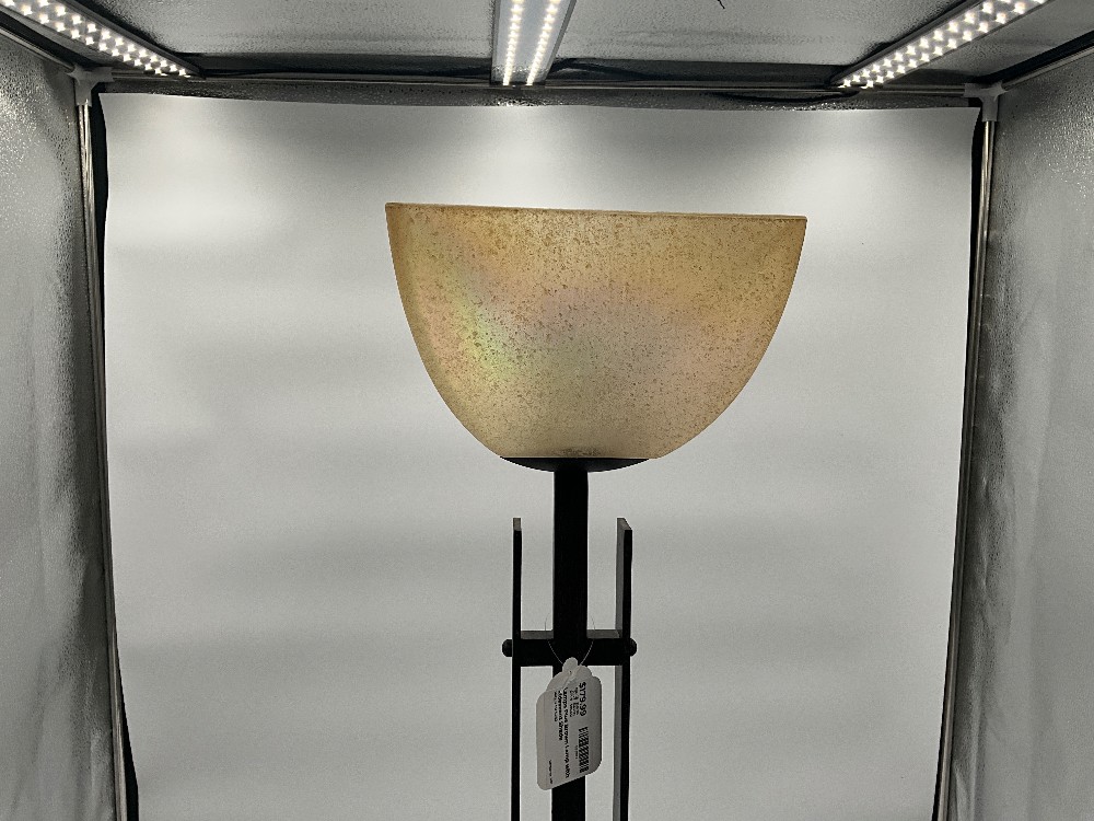 Lamps Plus Brown Lamp with Iridescent Shade