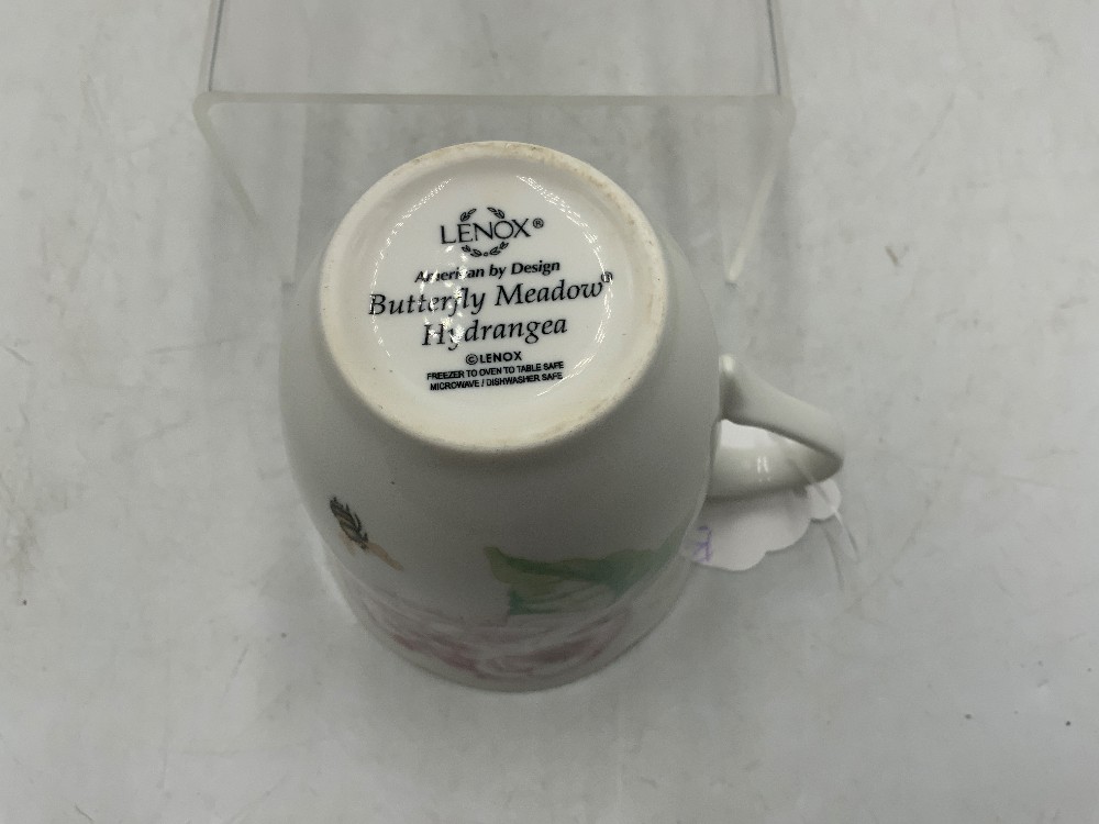 Lenox Meadow Butterfly Mug Set of 6