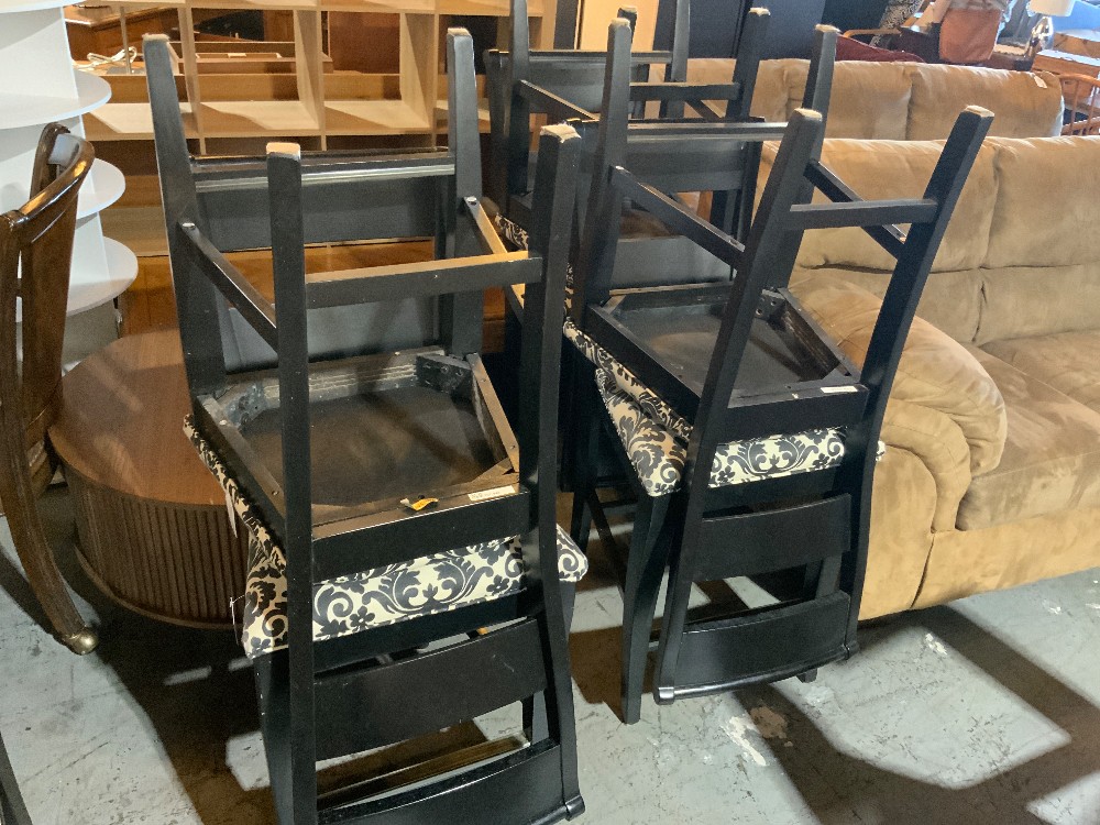 Black and White Barstool
