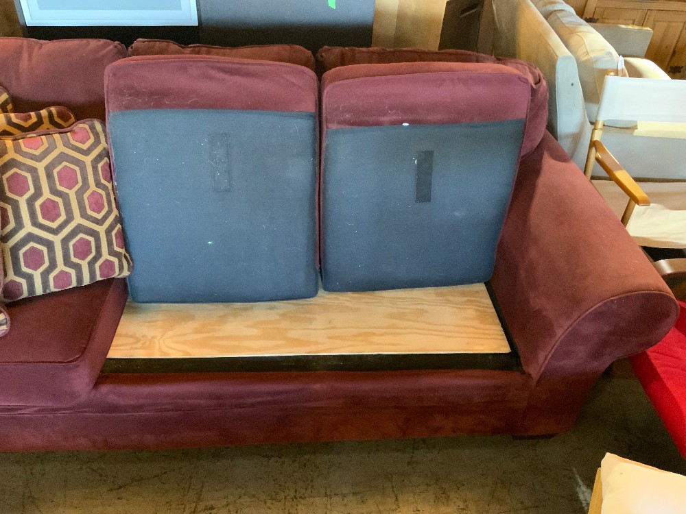 Red Purple Sofa