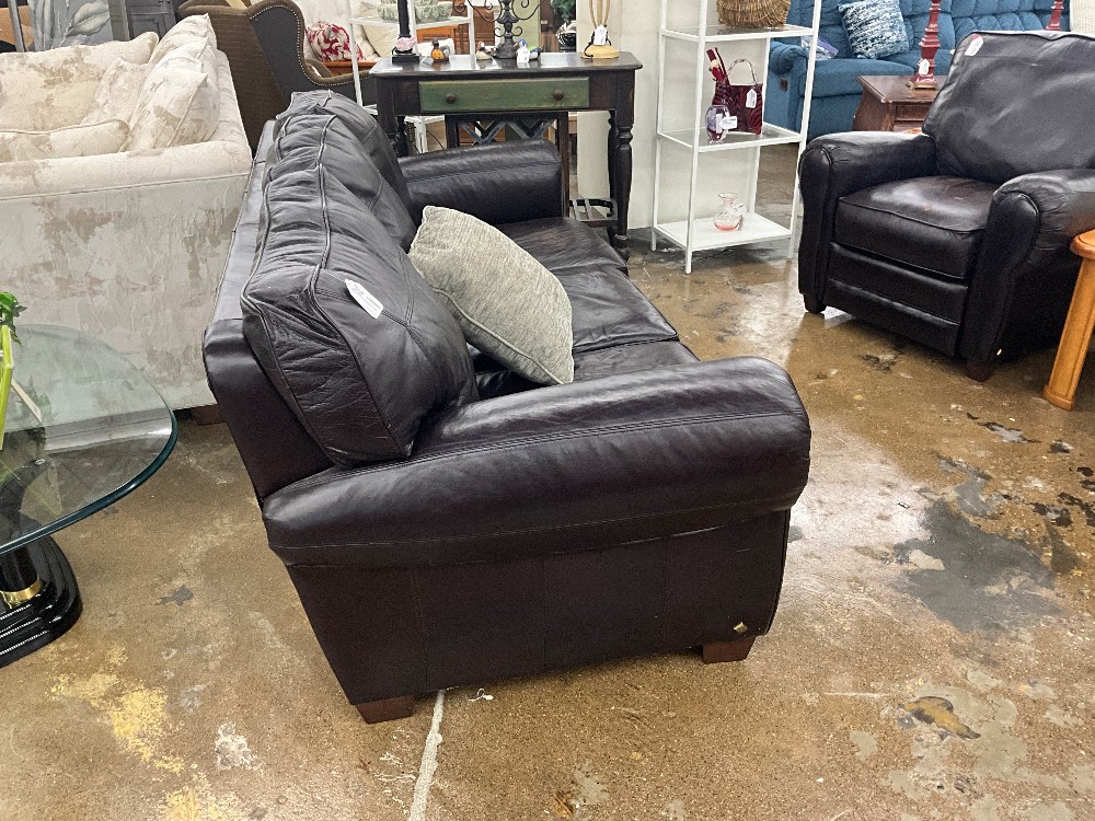 Ebert Furniture Leather Sofa