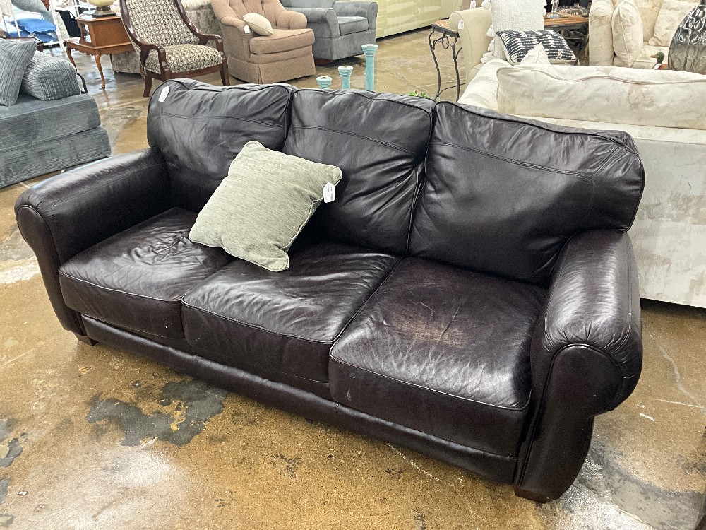 Ebert Furniture Leather Sofa
