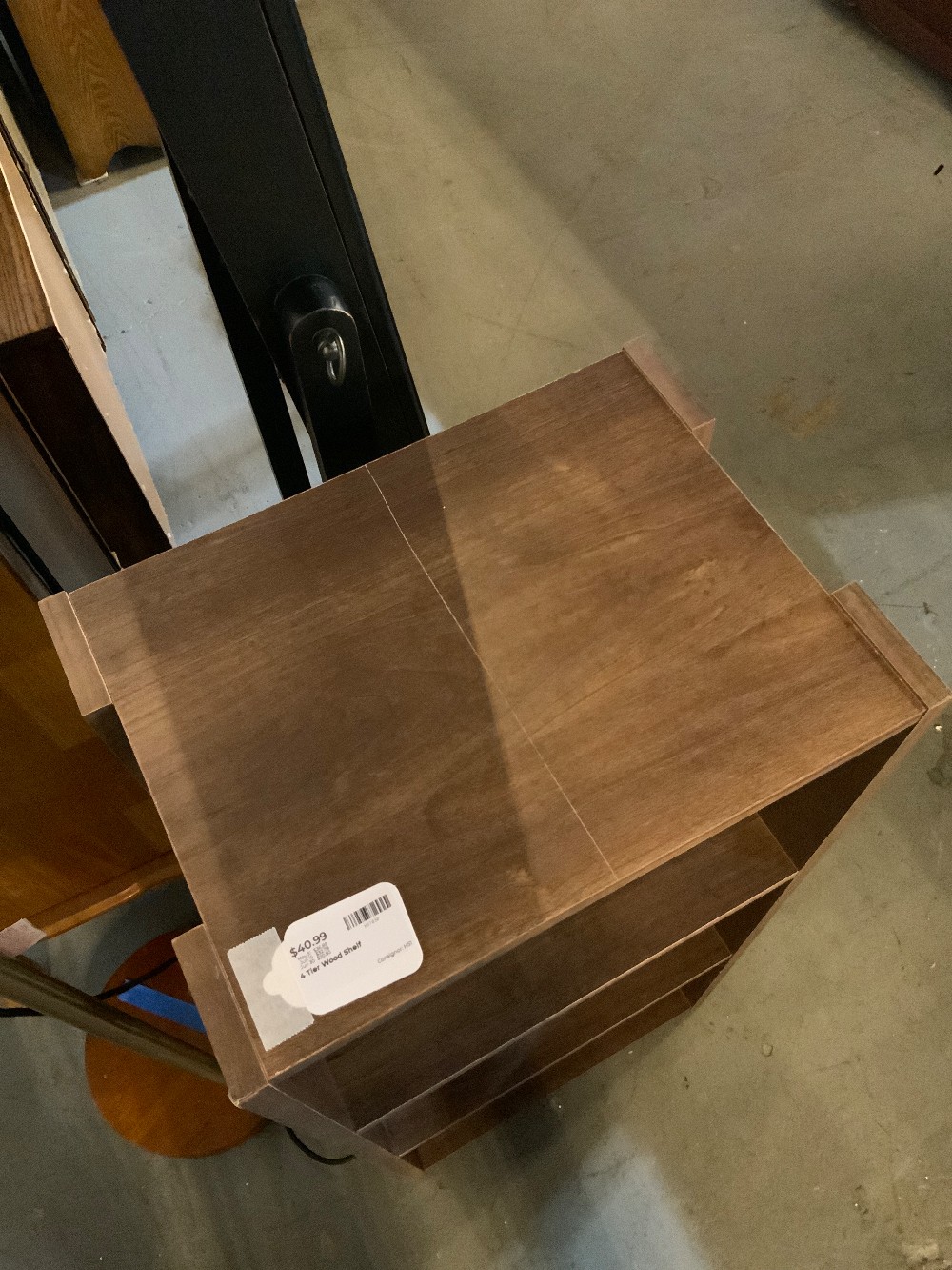 4 Tier Wood Shelf
