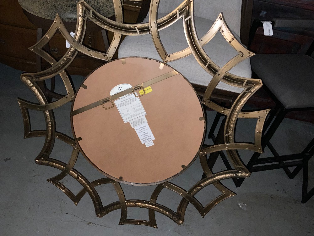 Large Uttermost Gold Mirror