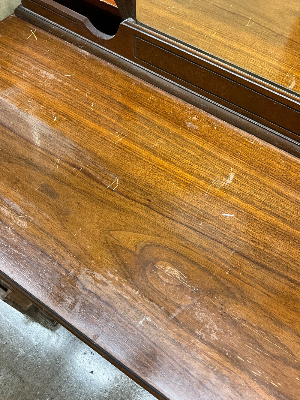 Antique Vanity W/ Mirror