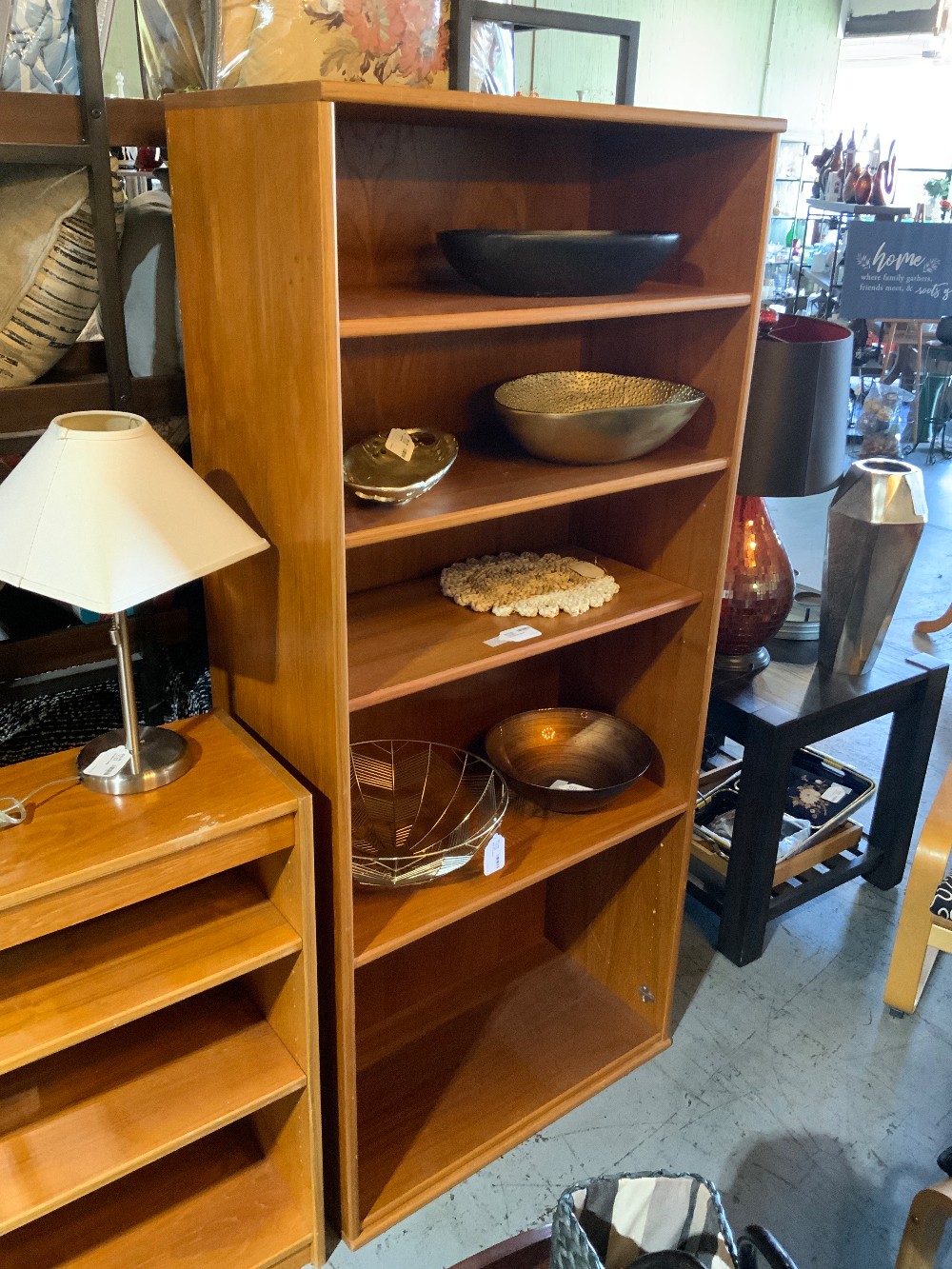 Tall Oak Bookcase