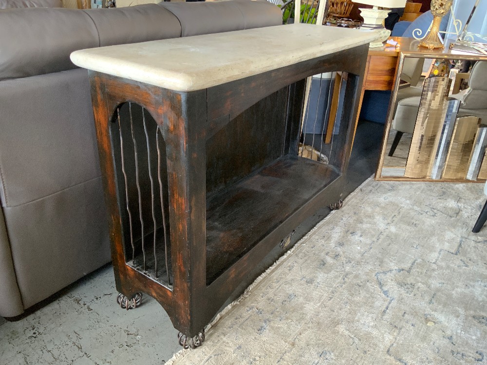 Sofa Table w/ Stone Top