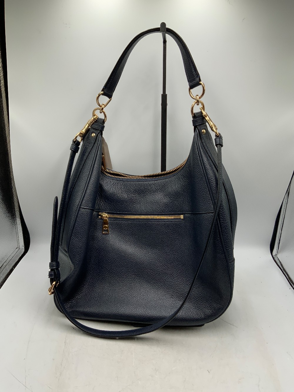 Navy Coach Handbag