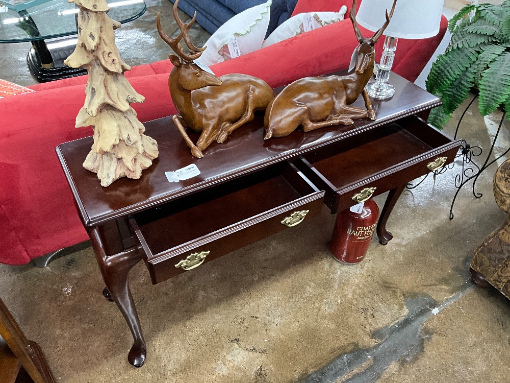 Bombay Cherry 2 Drawer Sofa Table
