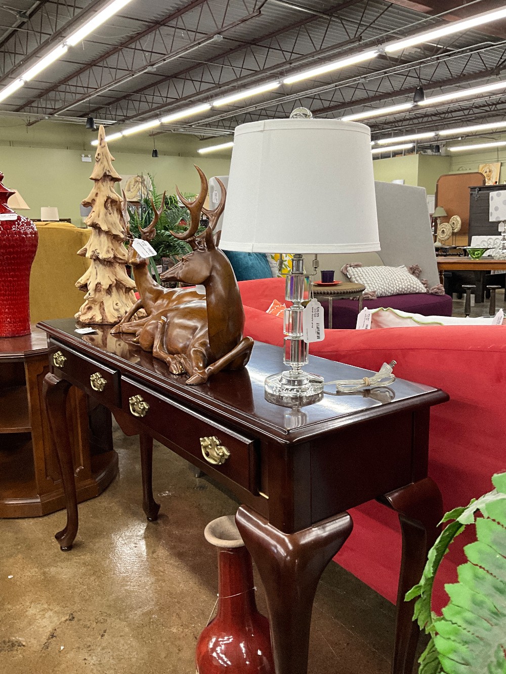 Bombay Cherry 2 Drawer Sofa Table