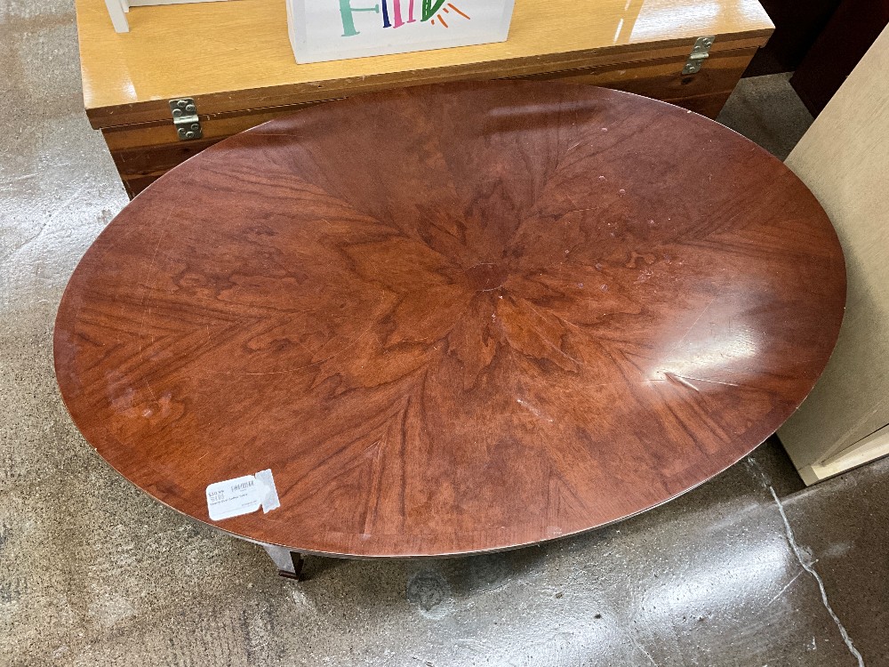 Cherry Oval Coffee Table