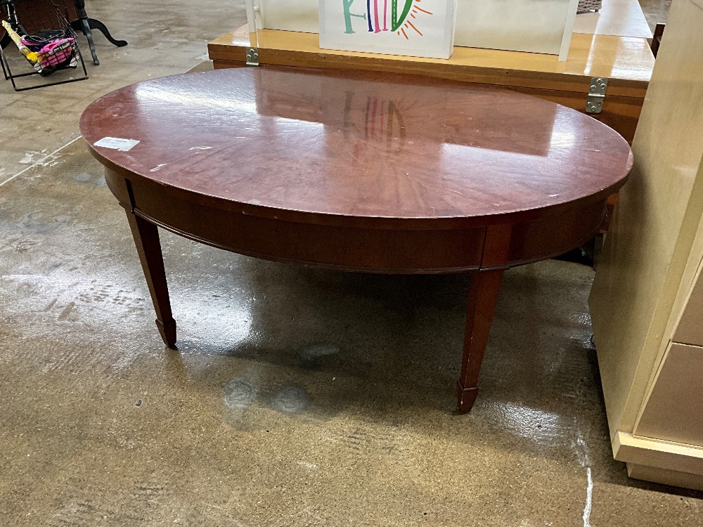 Cherry Oval Coffee Table