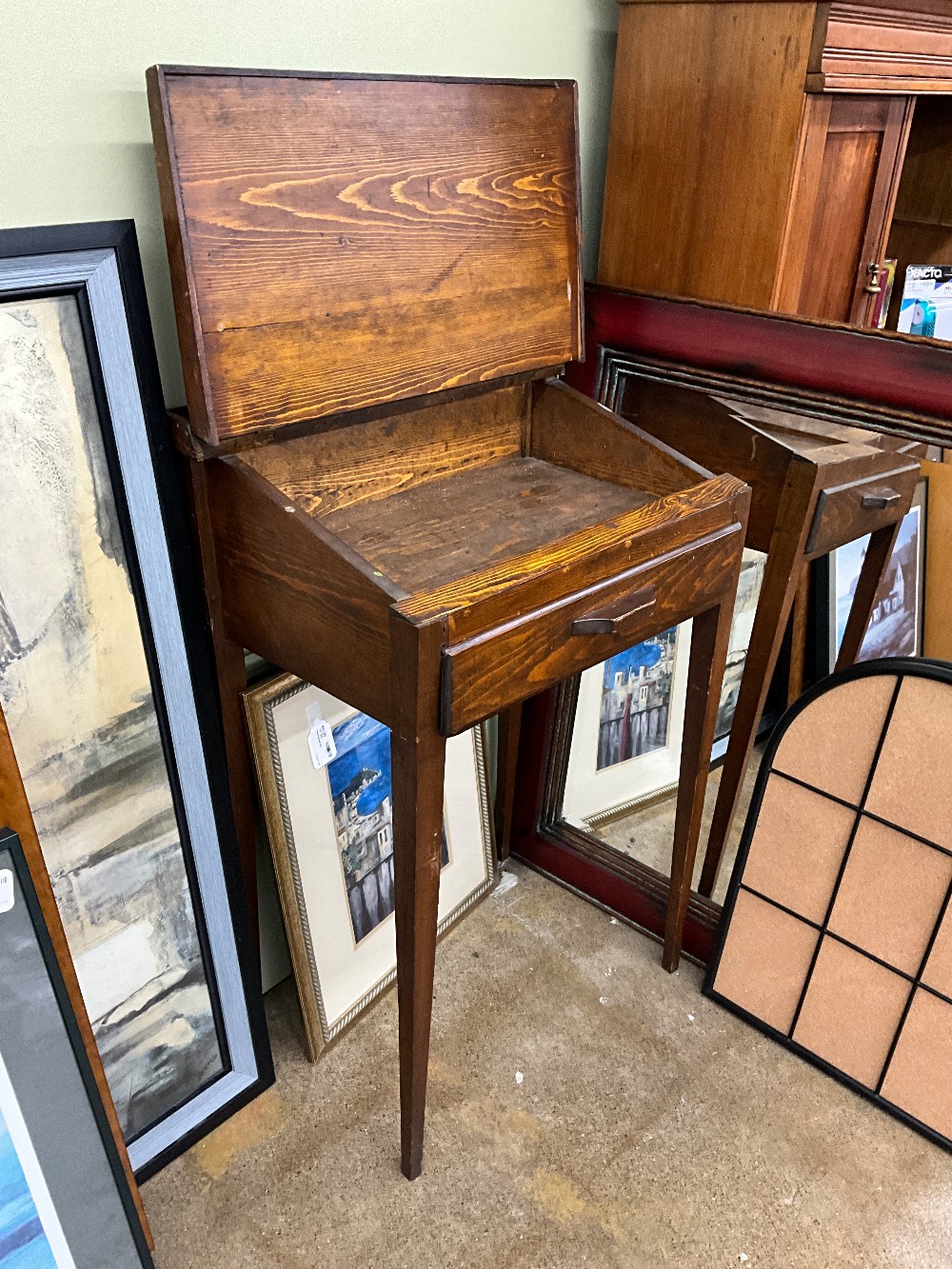Small Vintage Wood Desk