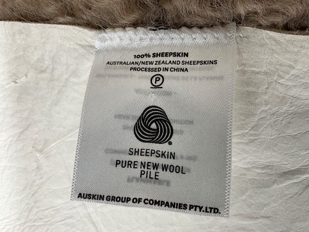 Arhaus Sheepskin Rug/Throw