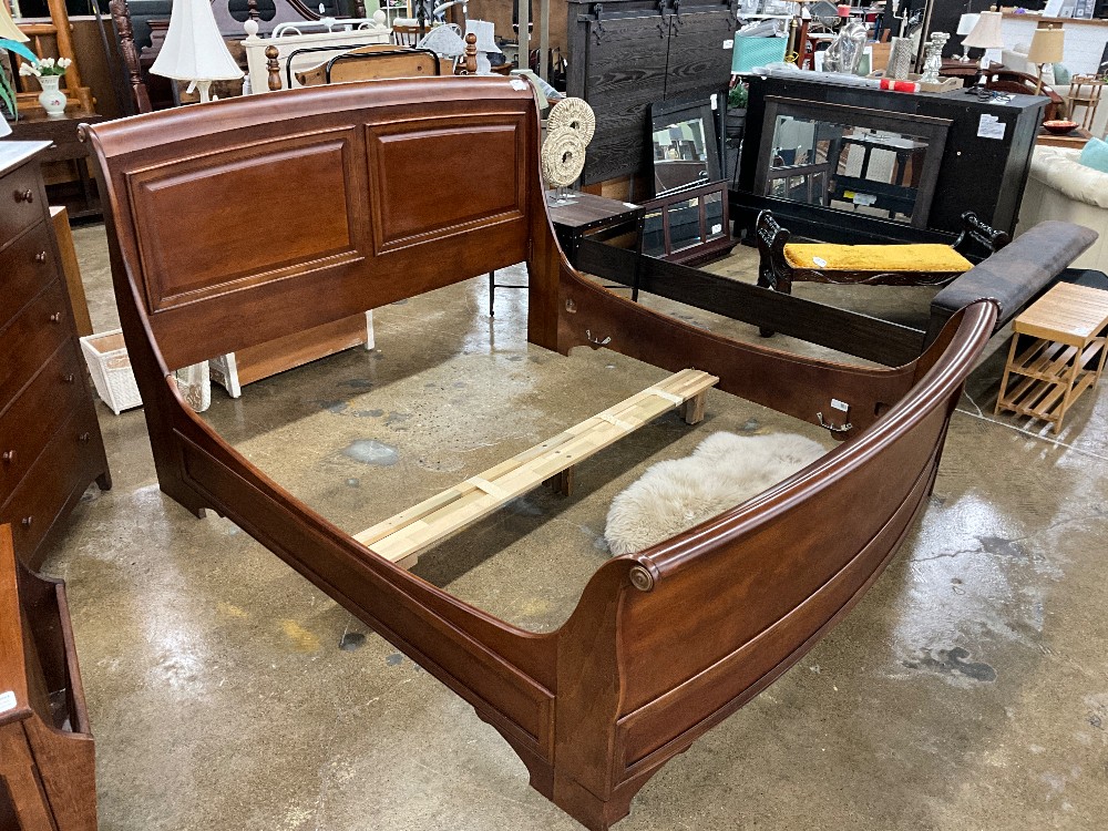 King Wood Bed