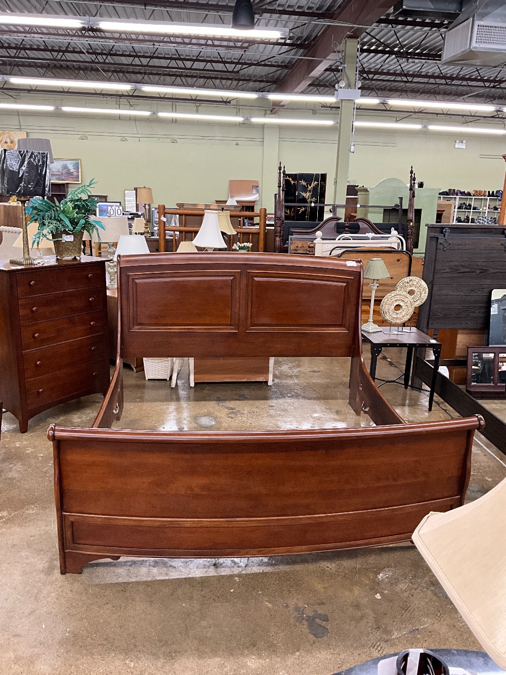 King Wood Bed