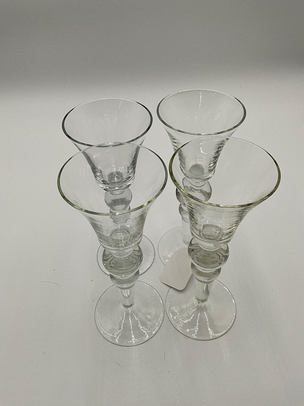 Tall Glass Candleholder 4pc Set