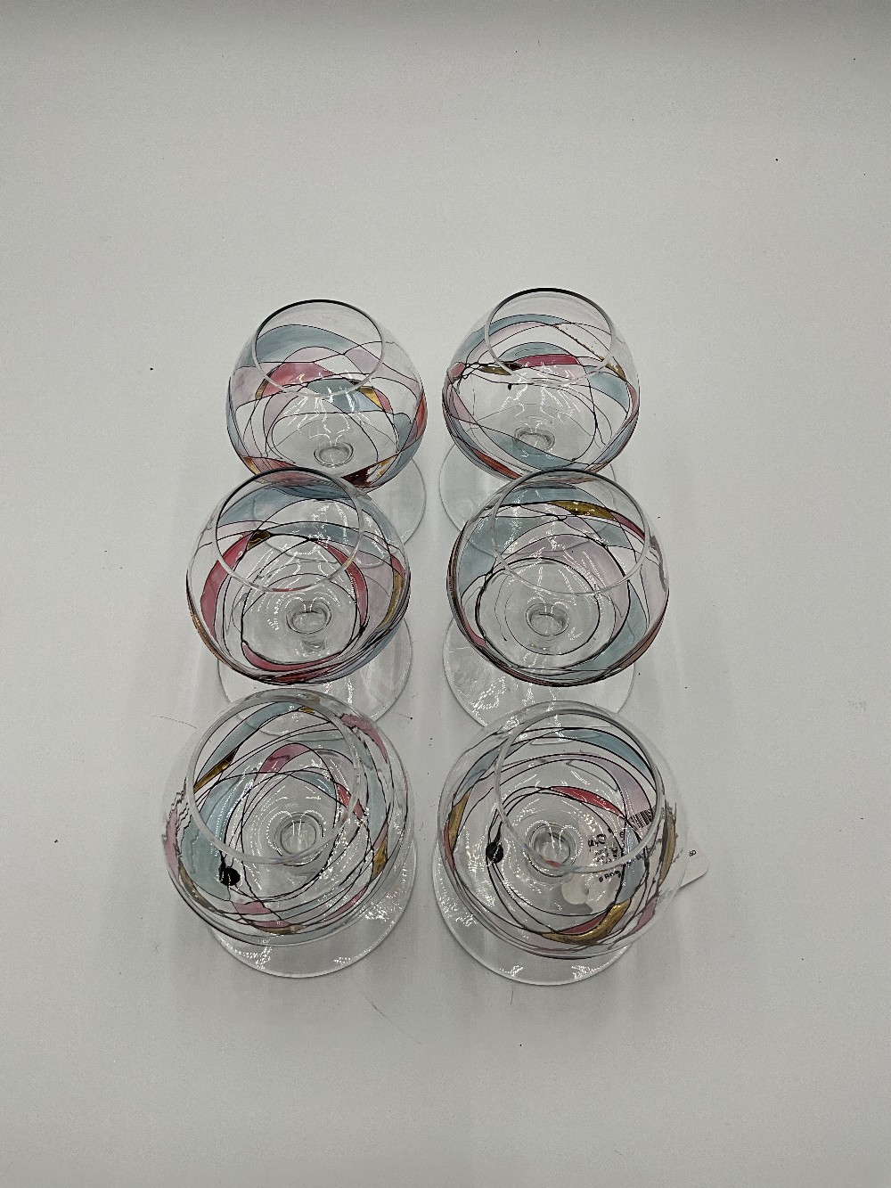 6 Romanian Brandy Glasses