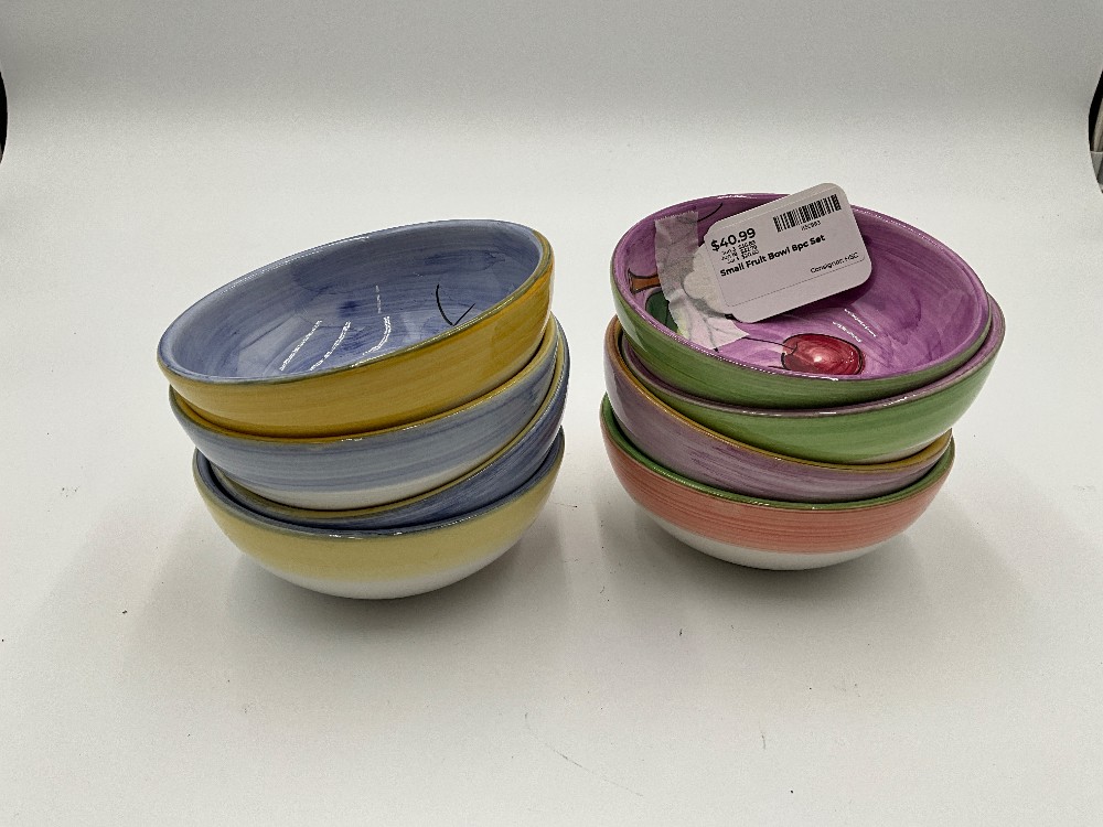 Small Fruit Bowl 8pc Set