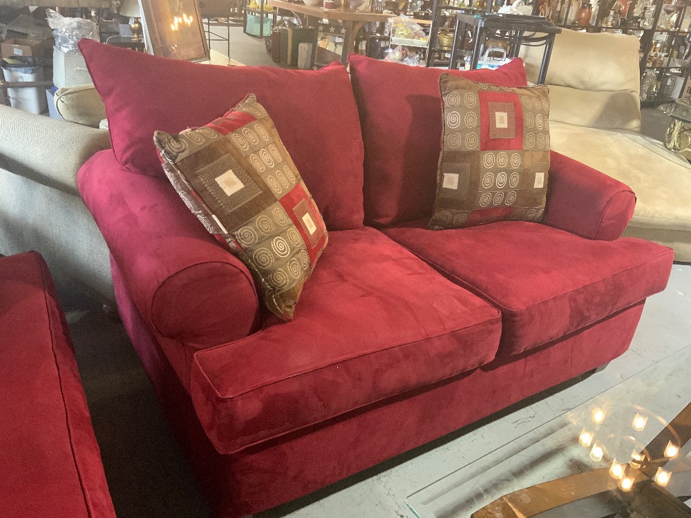 Red Loveseat