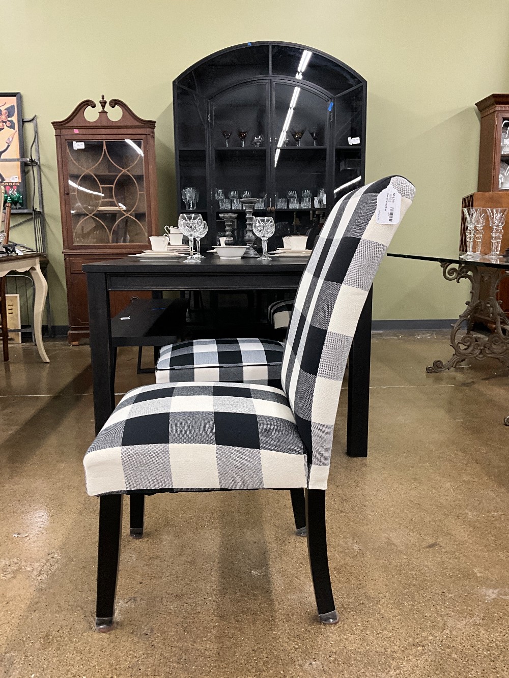 Plaid Dinning Chair