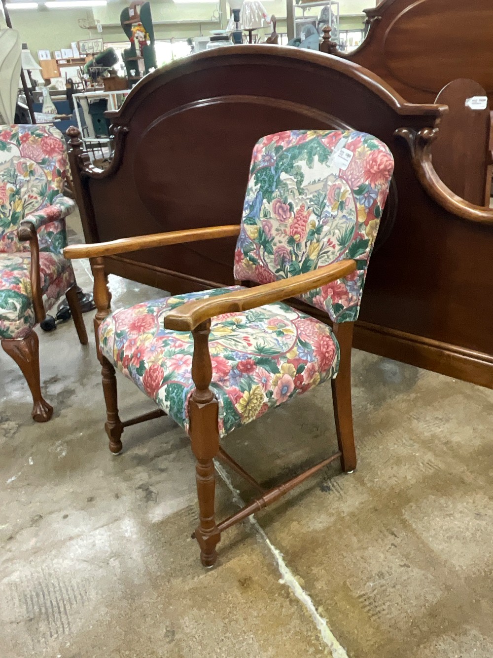 Accent Chair w/ Wood Arms