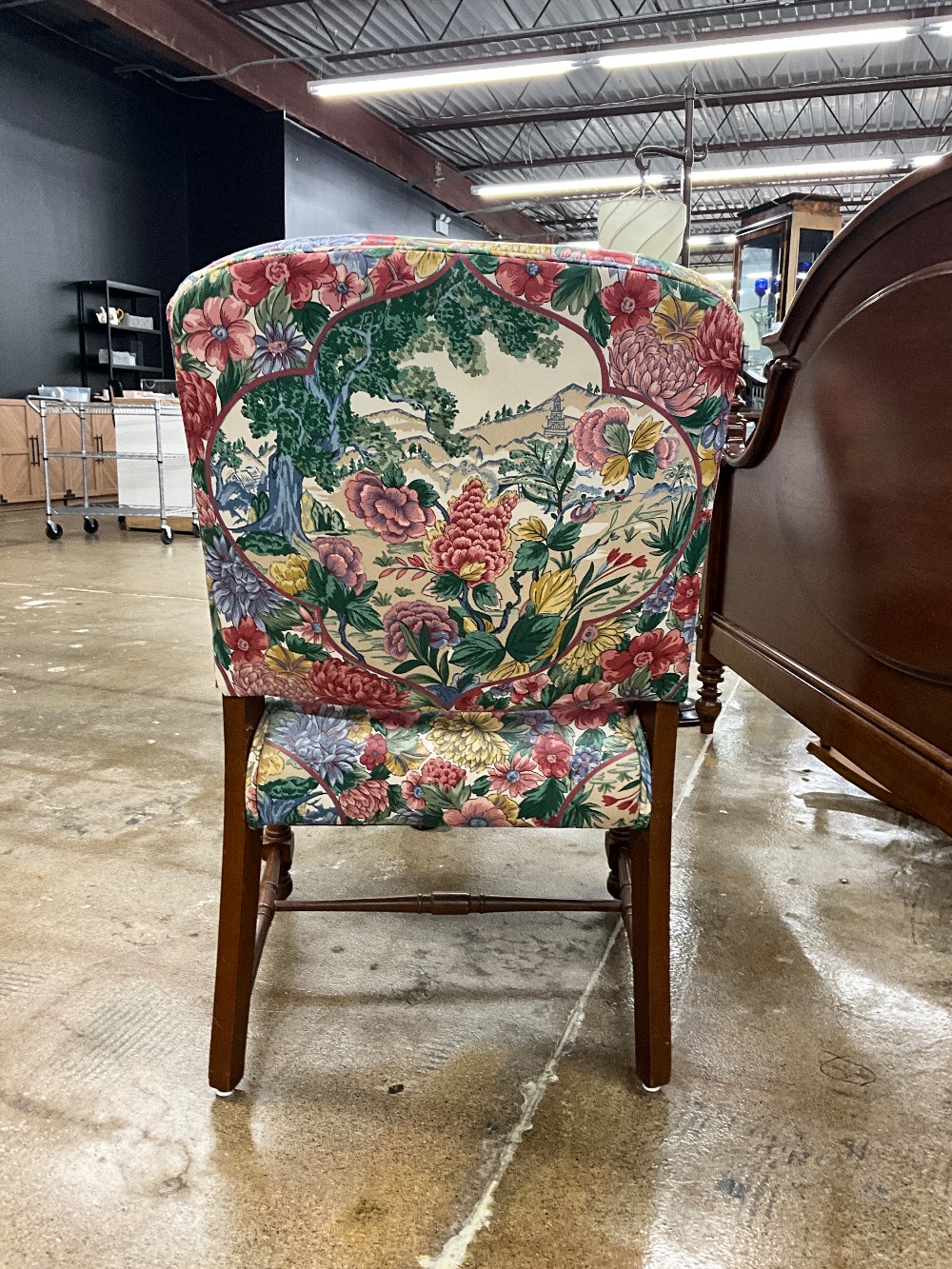 Accent Chair w/ Wood Arms
