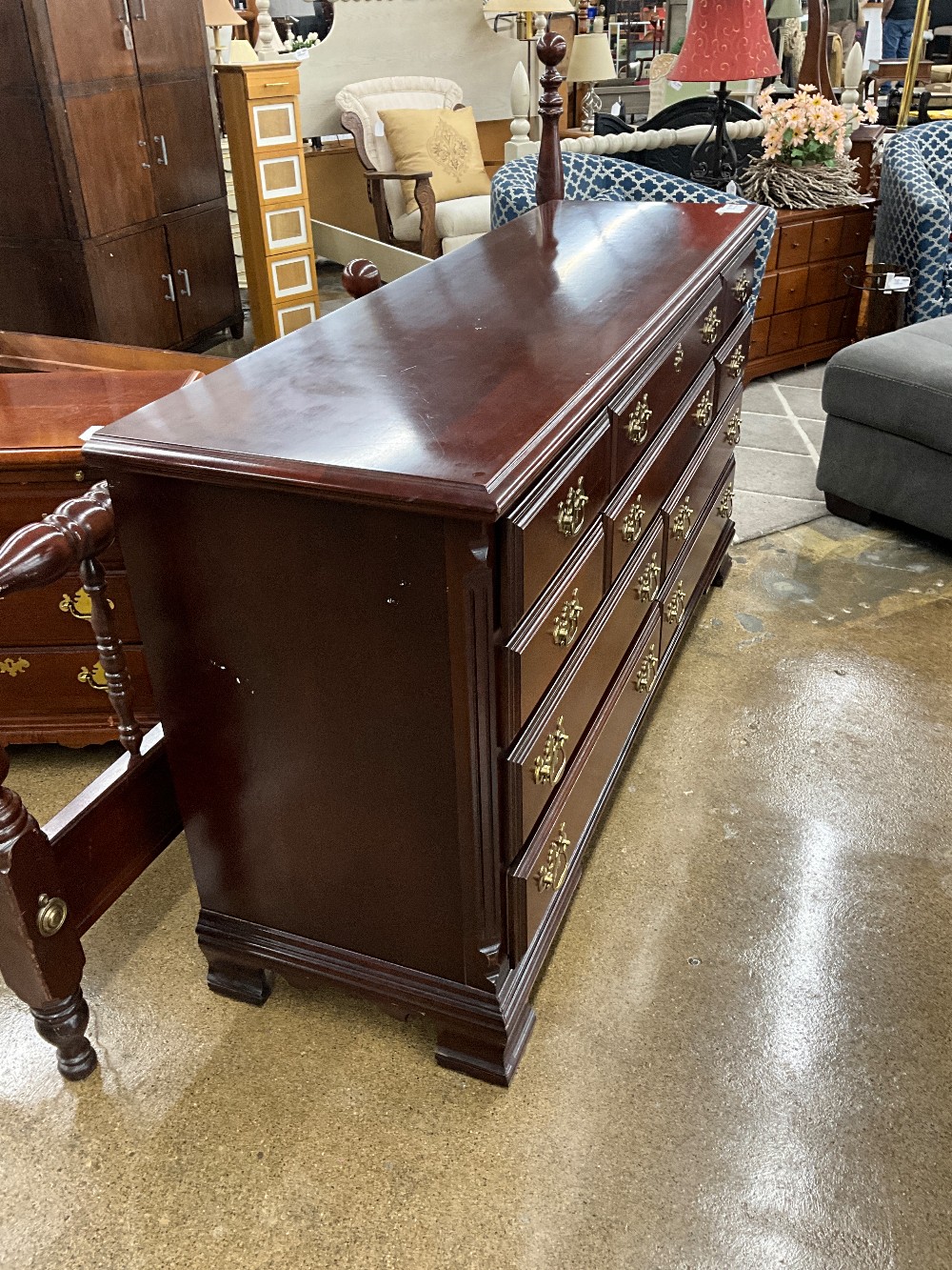 Sumpter Cherry Wood Dresser
