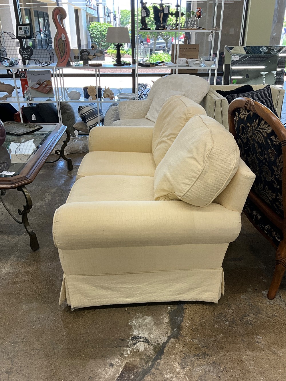 Yellow Loveseat