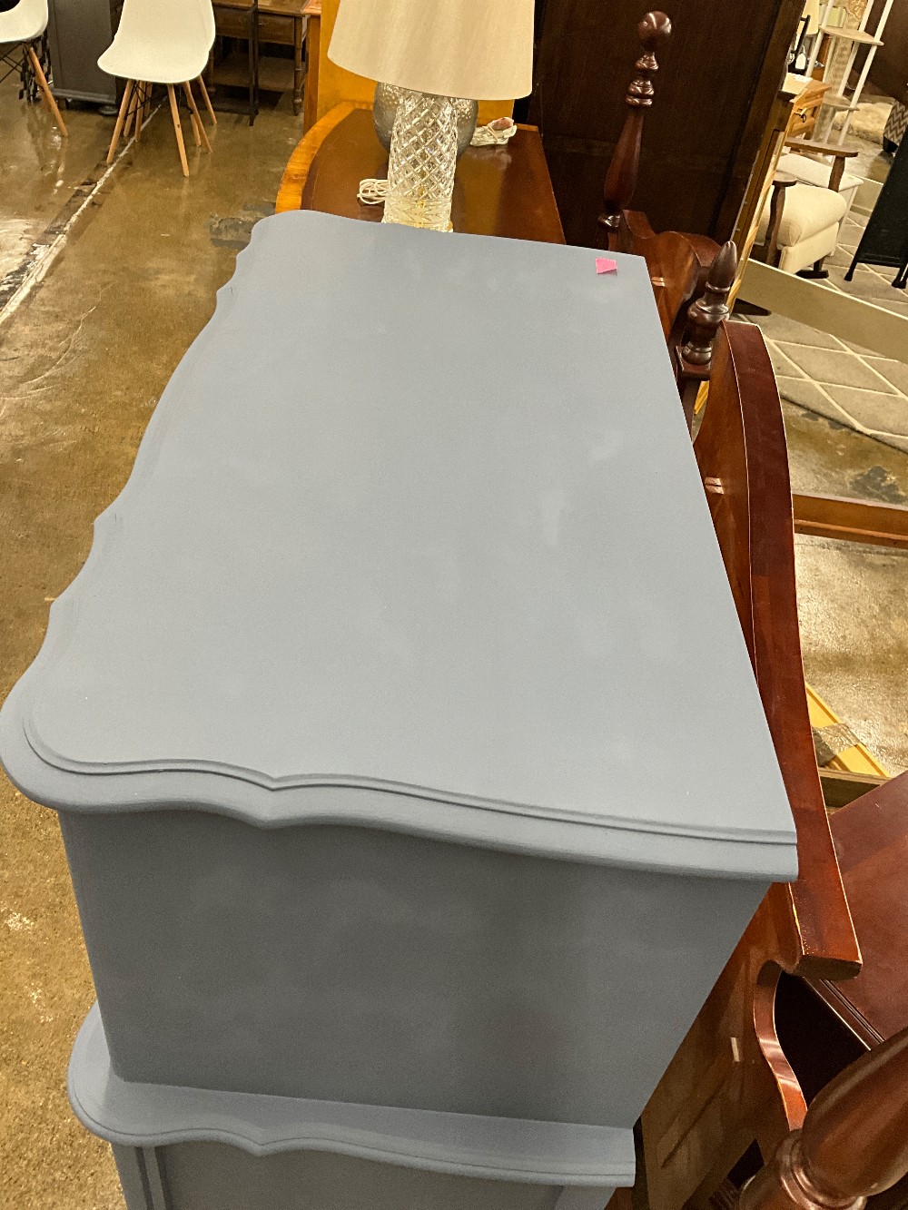 Blue Vtg French Dresser