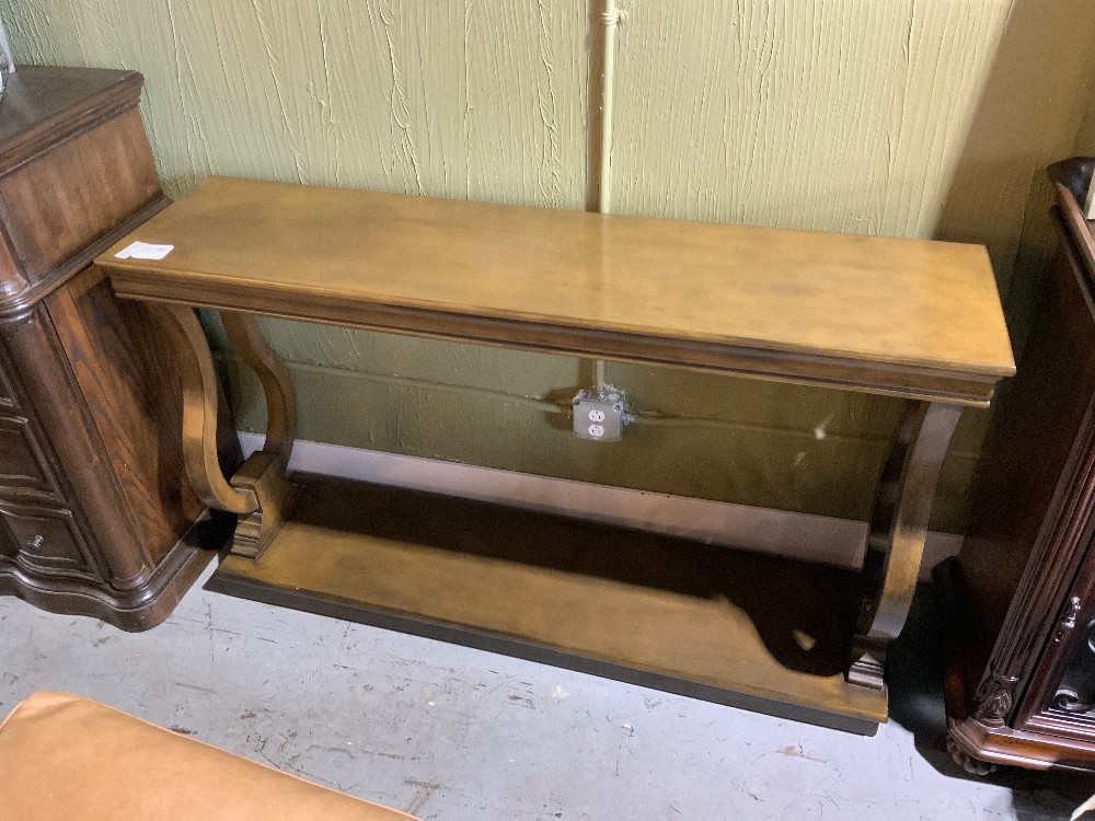 Wood Console Table