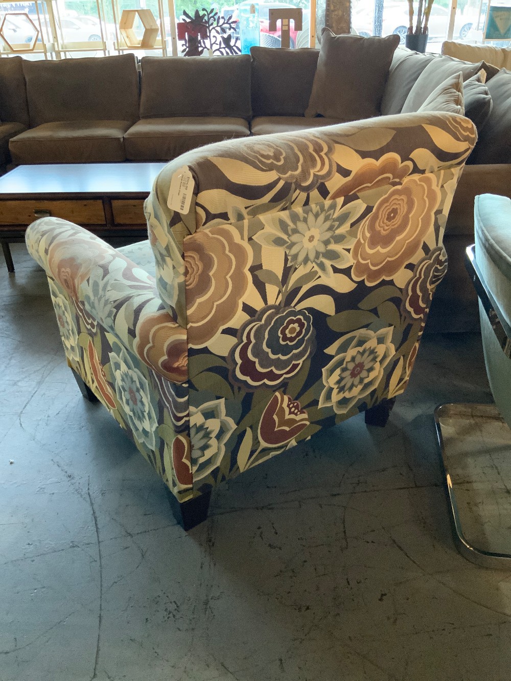 Floral Accent Chair