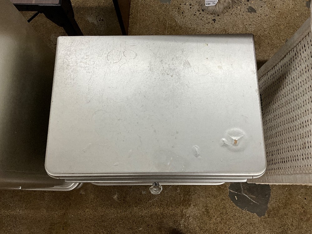 Silver Nightstand - AS IS