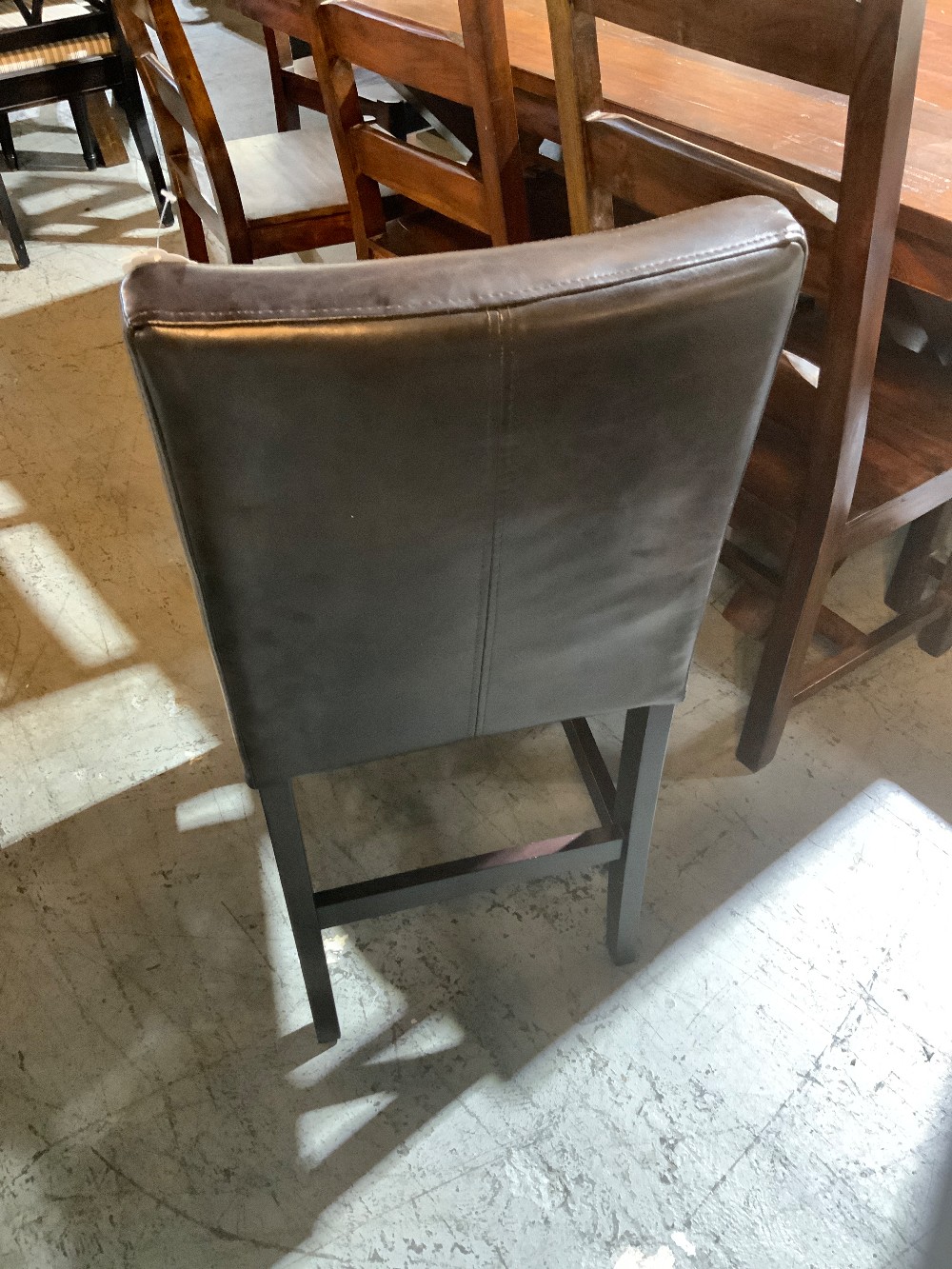 Leather Barstool