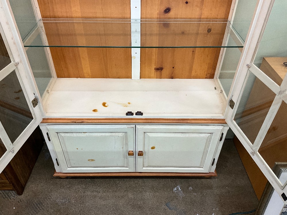 Oak Hutch w/ Lights