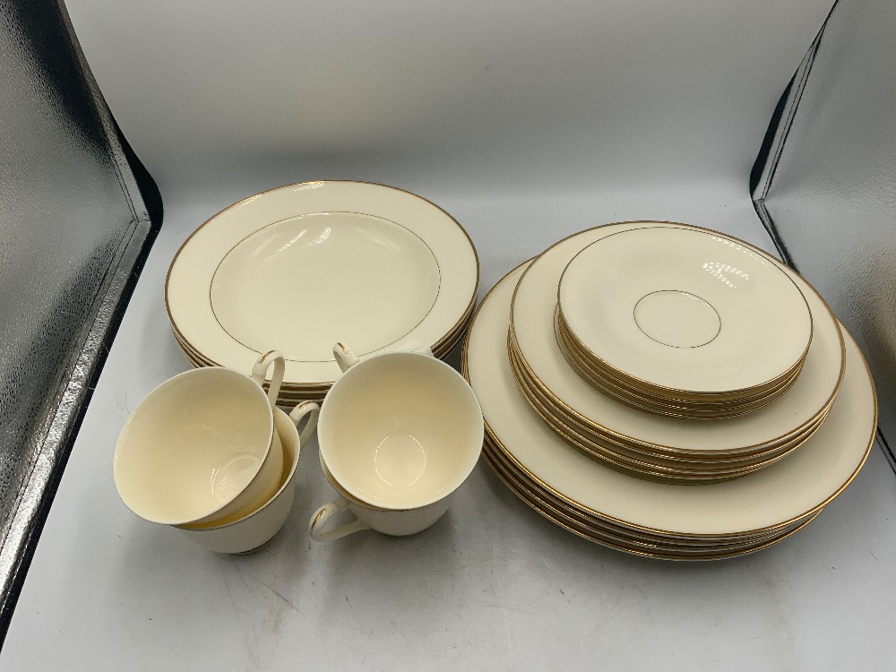Mikasa Stanton Gold Set of 4 Dish Set