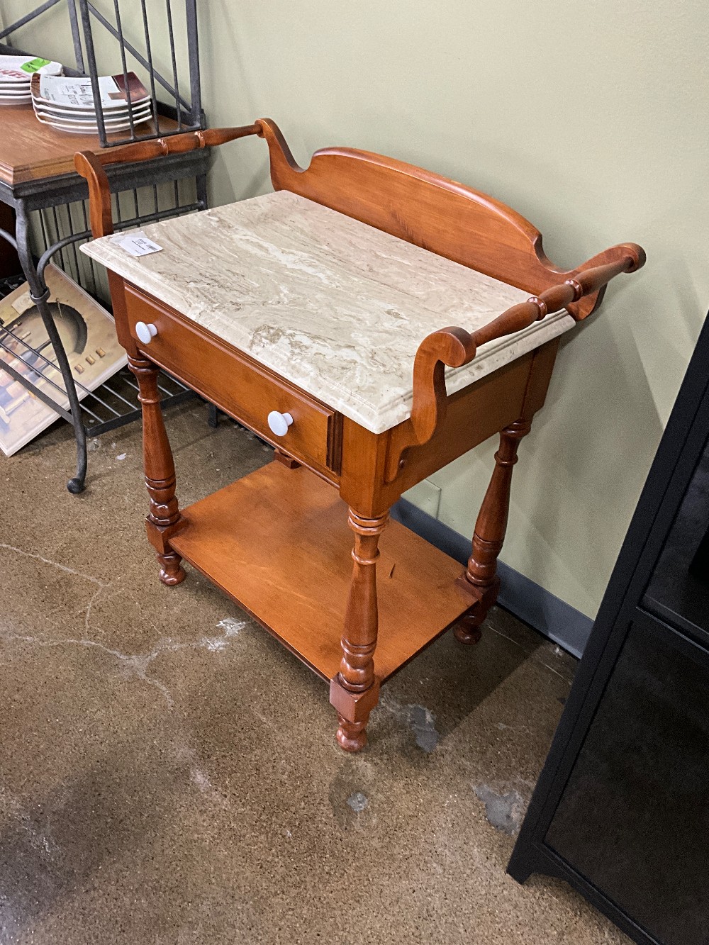 Marble Top Wash Stand
