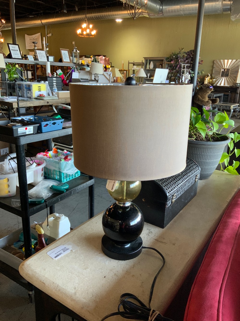 Black Ball Lamp