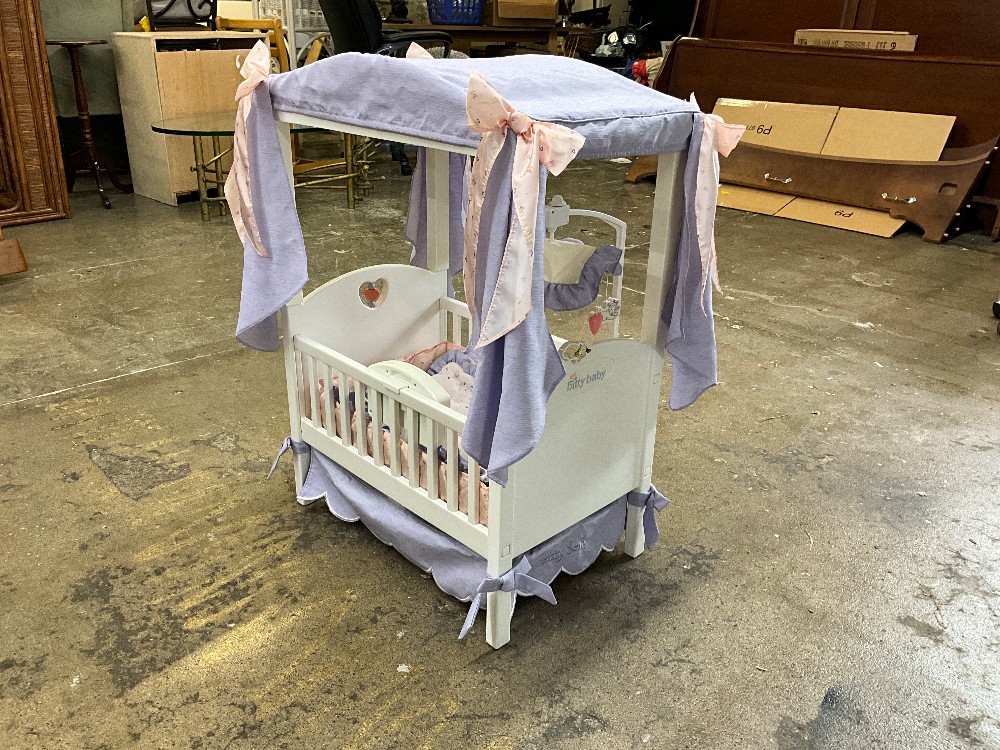 American Girl Bitty Baby Crib W/ Accessories